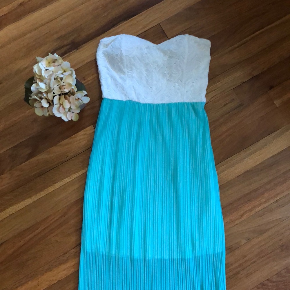 Long Strapless Dress